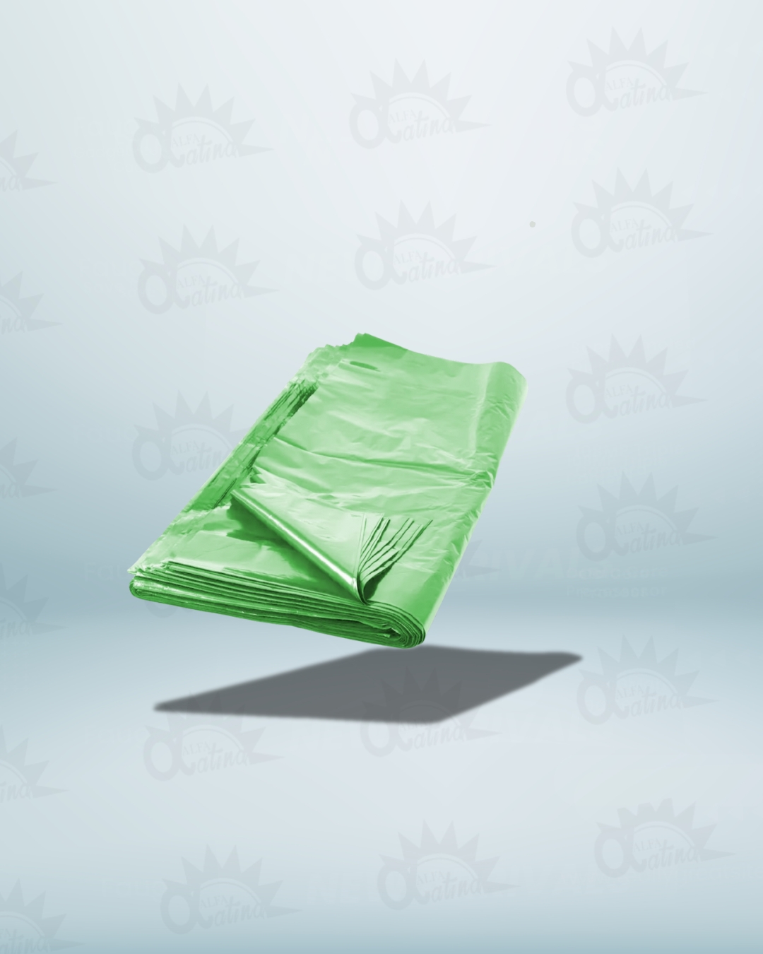 BOLSA VERDE DE 60 LITROS PAQ X 10 UND