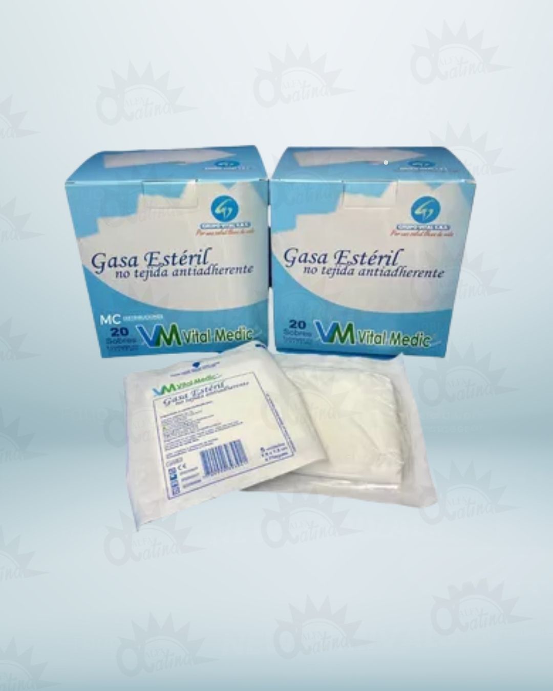 GASA ESTERIL 7.5X7.5 . PAQ X 5 UND CAJA X 20