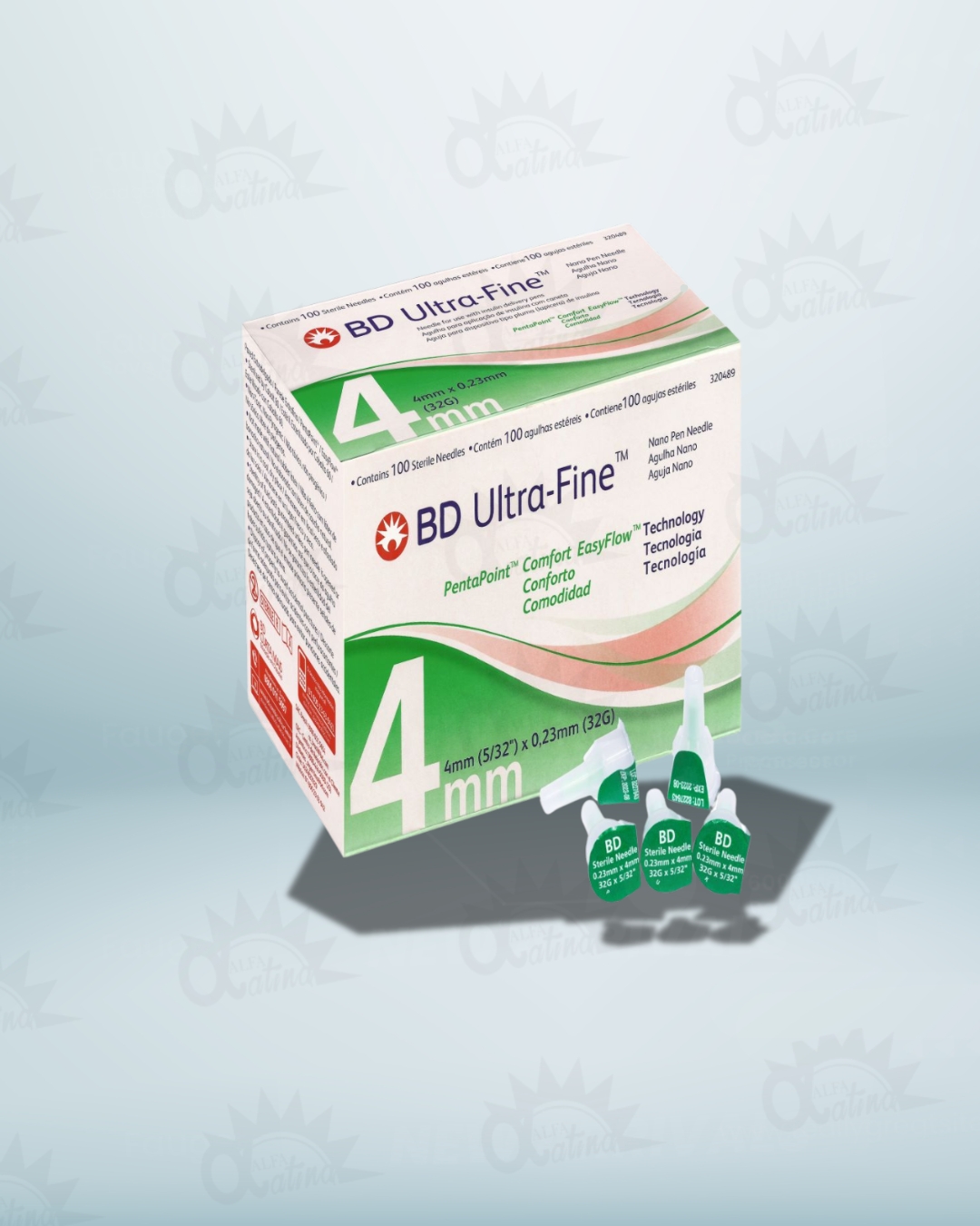 AGUJA ULTRAFINE EASYFLOW PARA PEN 32G X 4MM