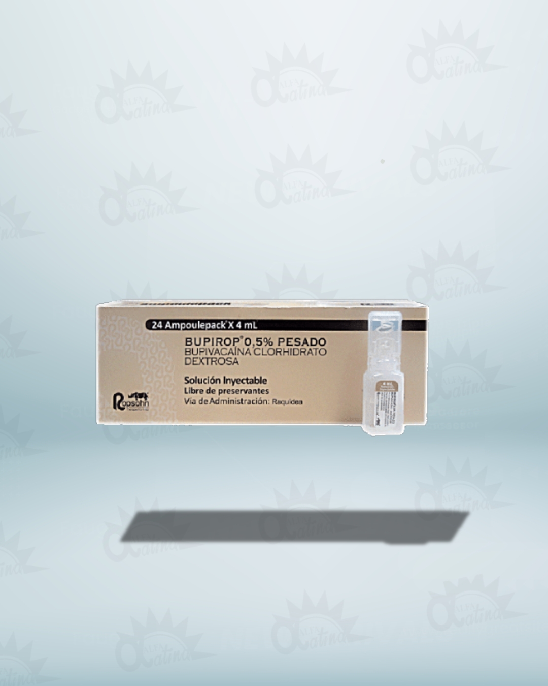 BUPIVACAINA 0.5 % SOL INYECTABLE 10ML