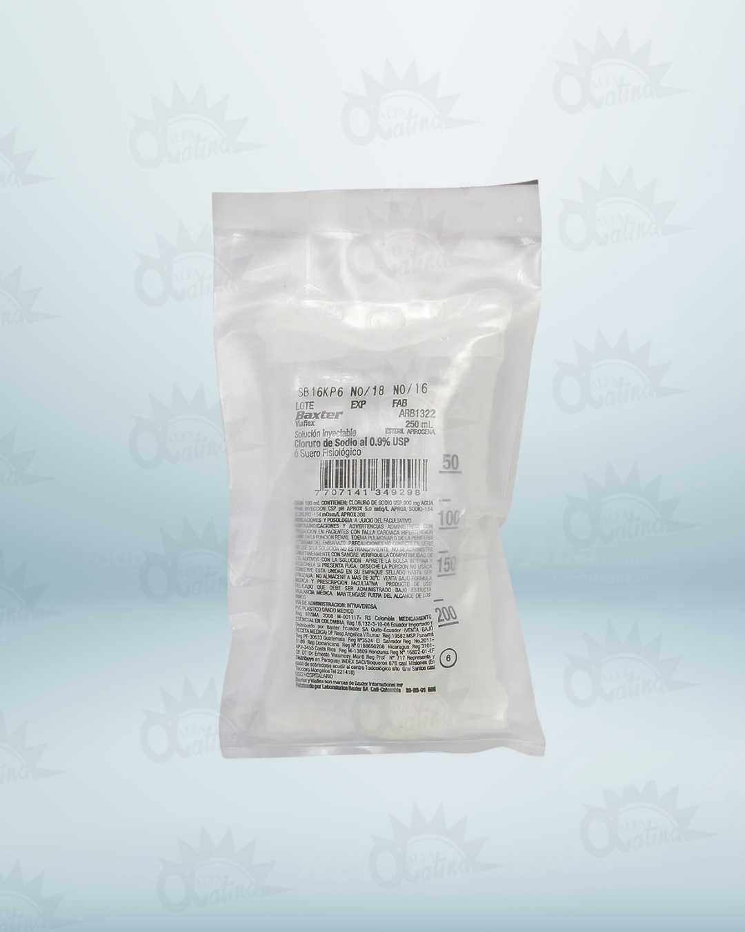 SOLUCION SALINA AL 0.9% X 250 ML.