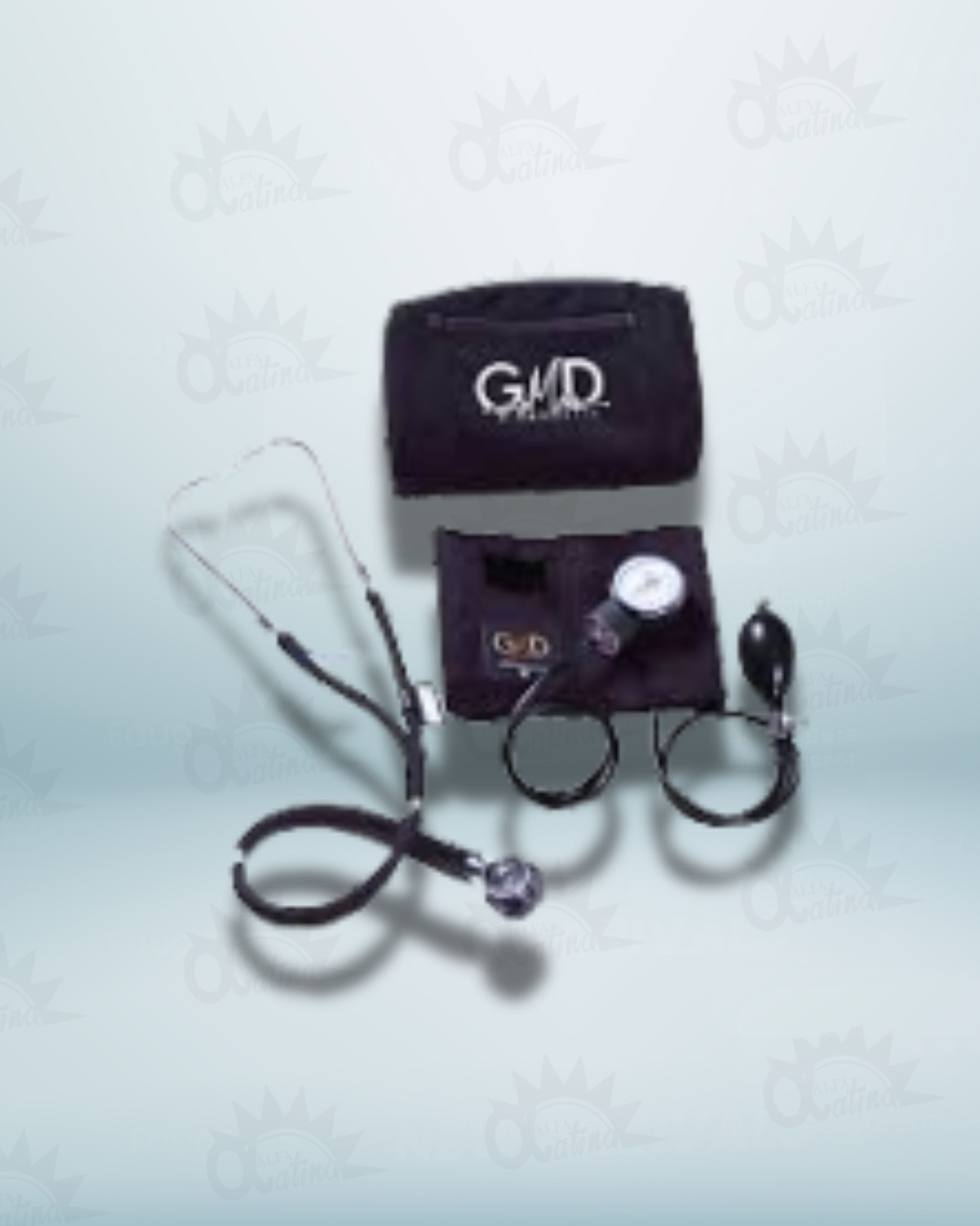 KIT DE TENSIOMETRO Y FONENDOSCOPIO NEGRO RAPPAPORT