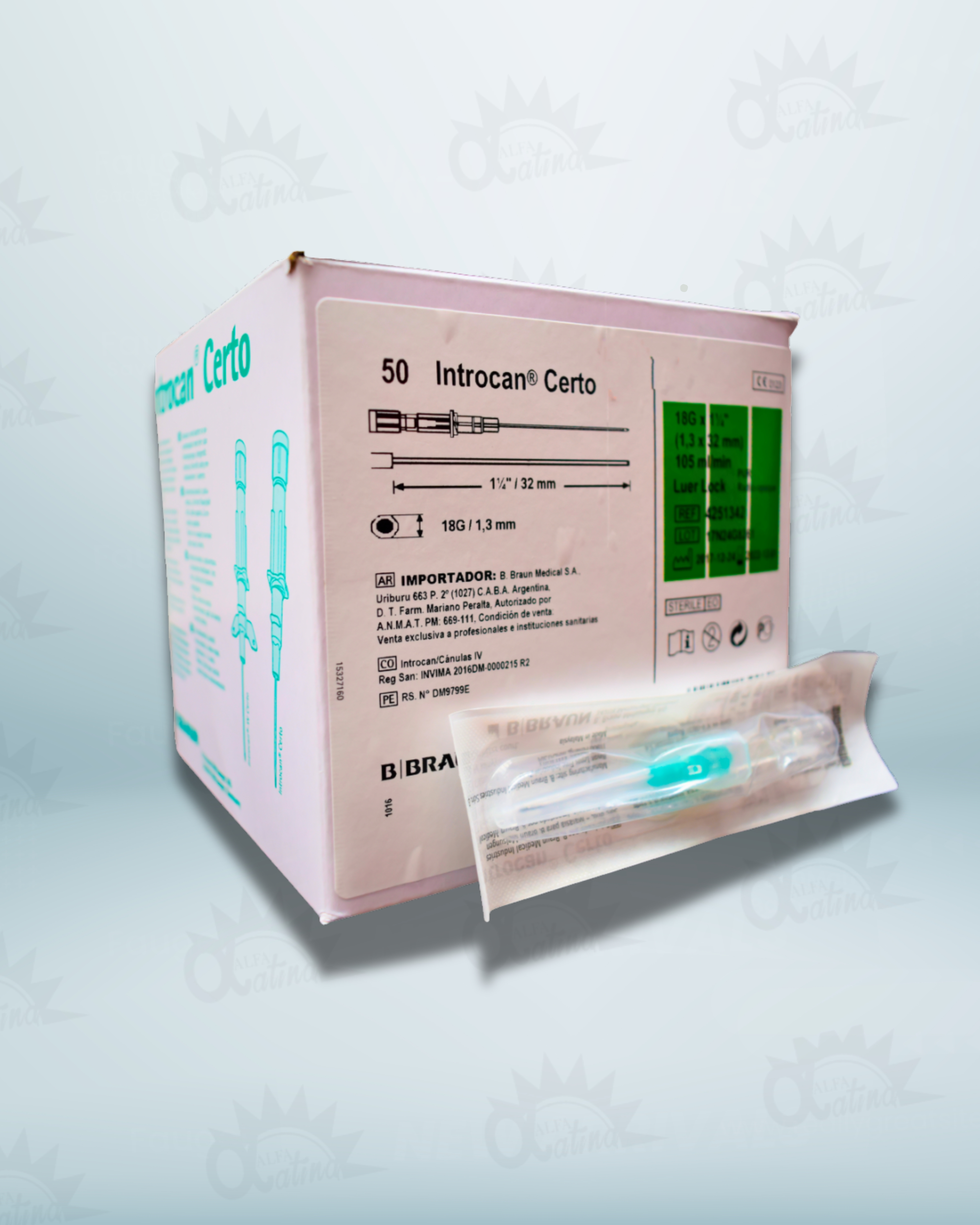 CATETER BRANULA N18 G