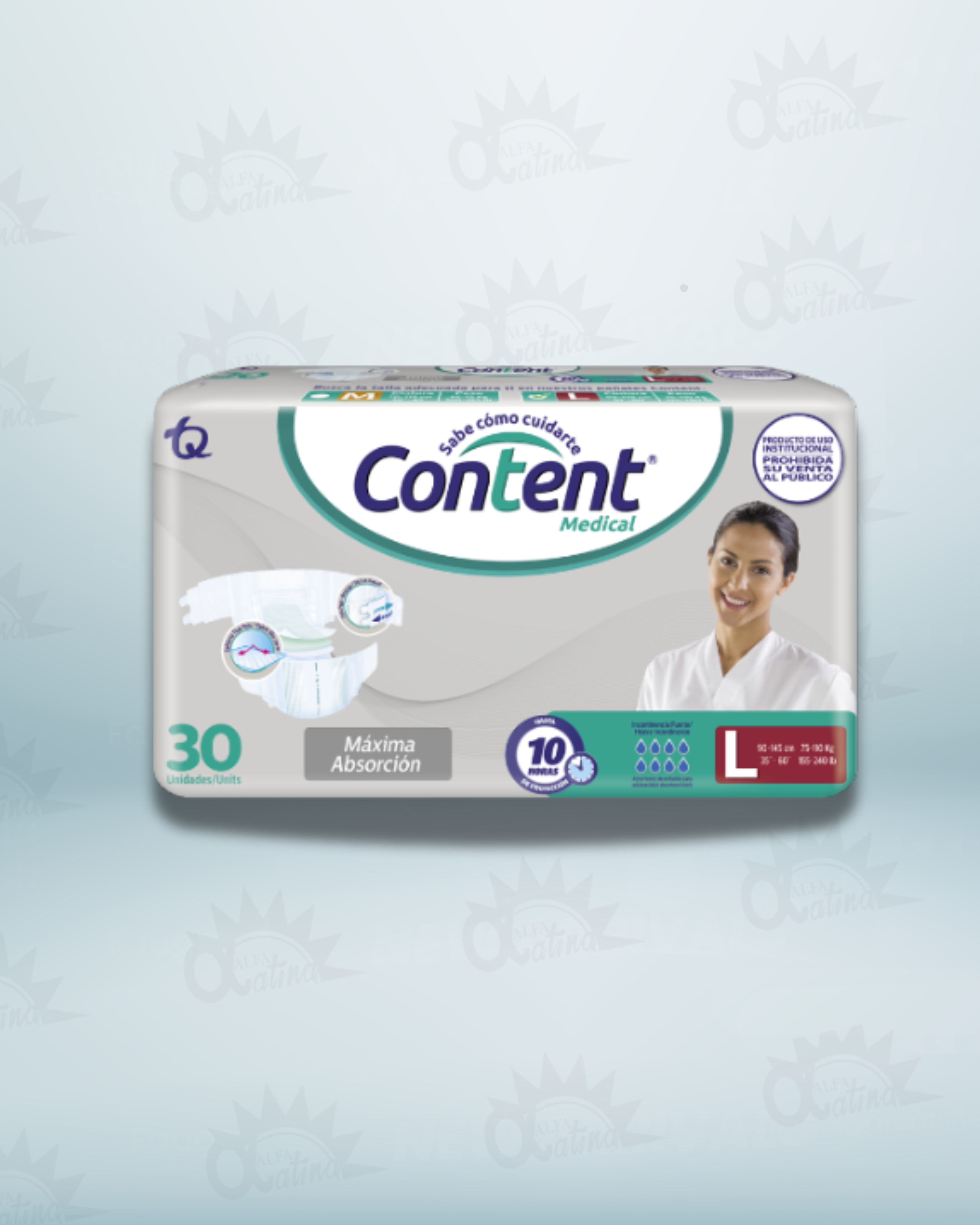 PAÑAL MEDICAL CONTENT L