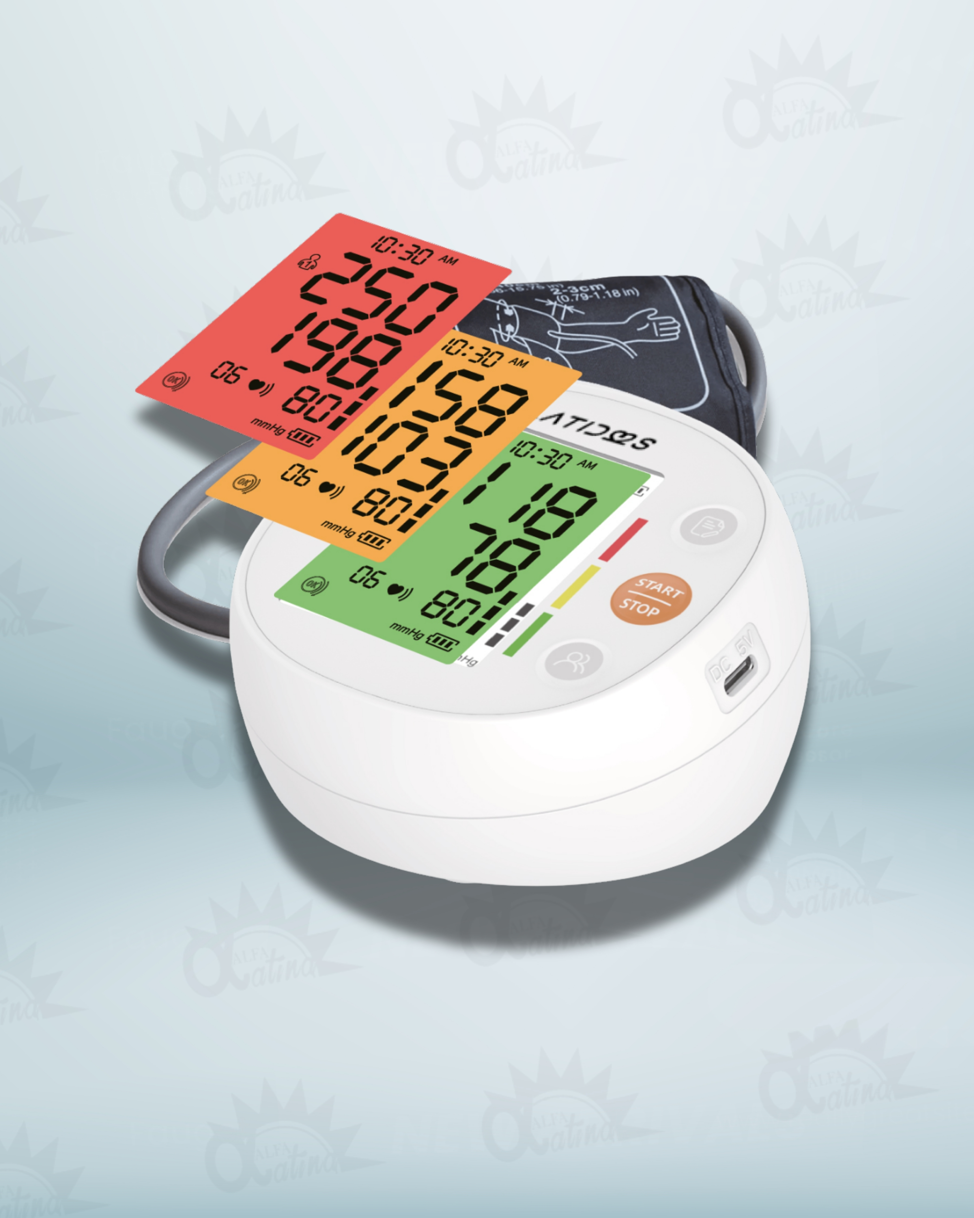 TENSIOMETRO DIGITAL LATIDOS I SIN ALTAVOZ