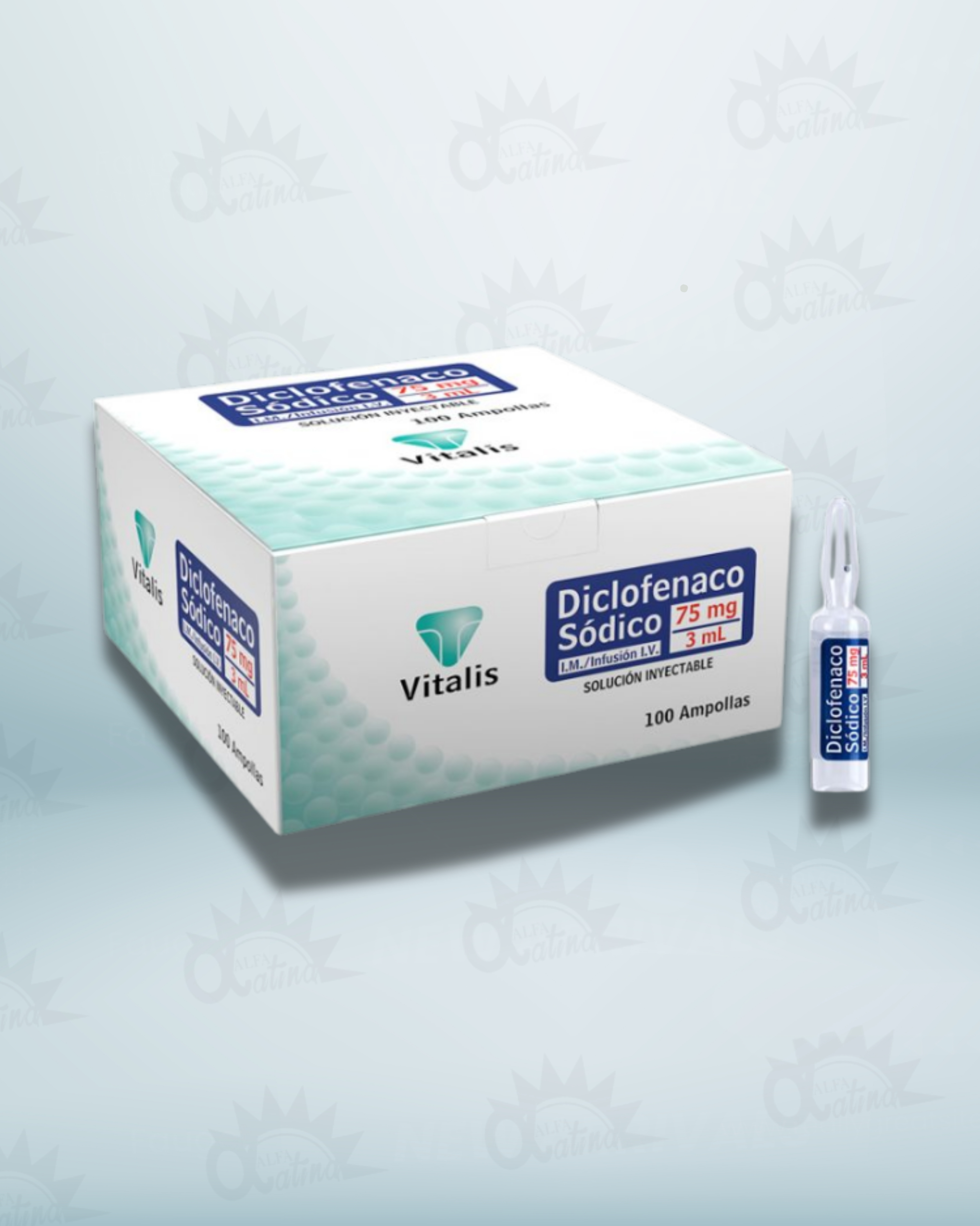 DICLOFENACO SODICO 75 mg/3 mL SOL INYECTABLE . UNIDAD
