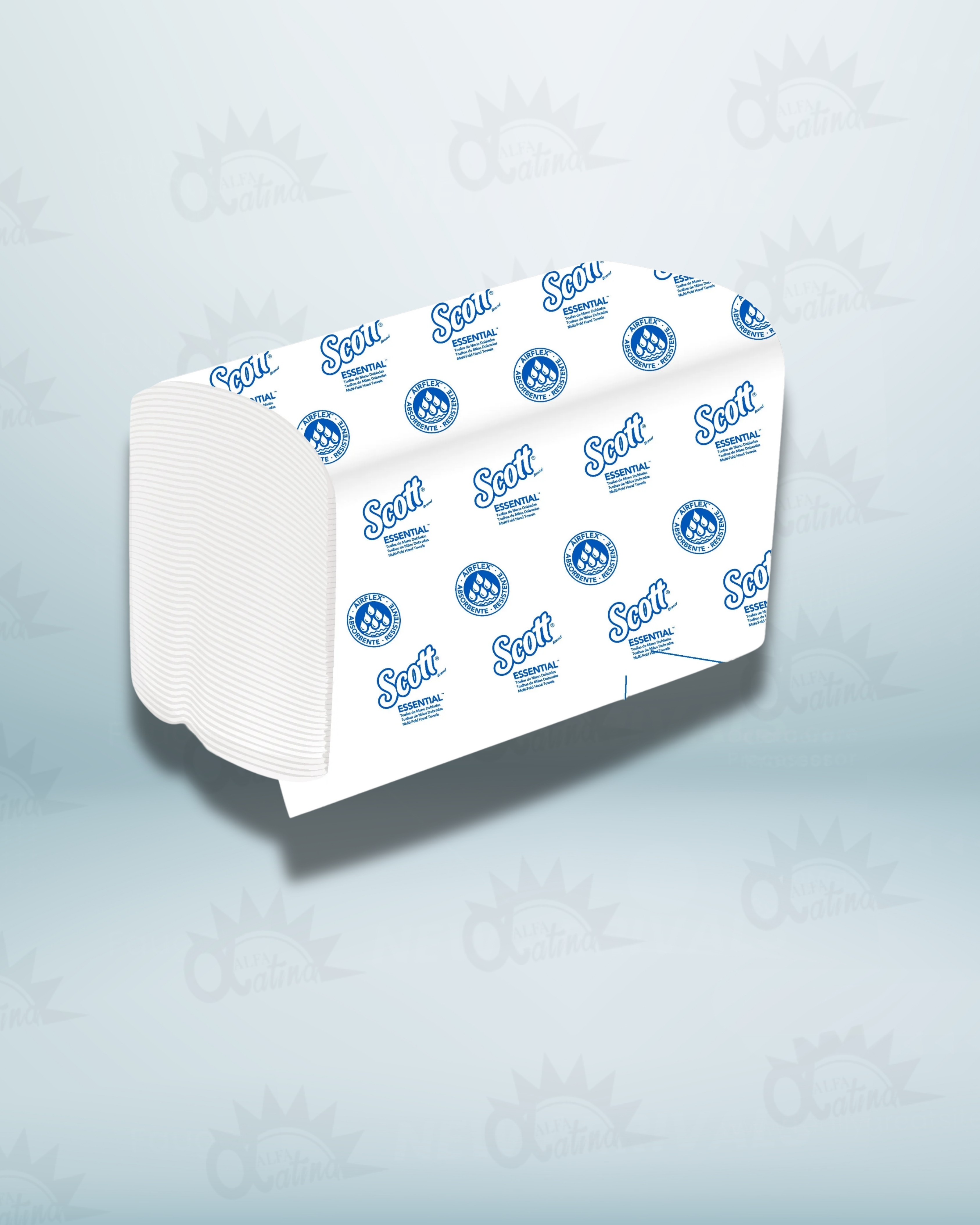 TOALLA DE MANO EN Z BLANCA HS SCOTT REF 2073