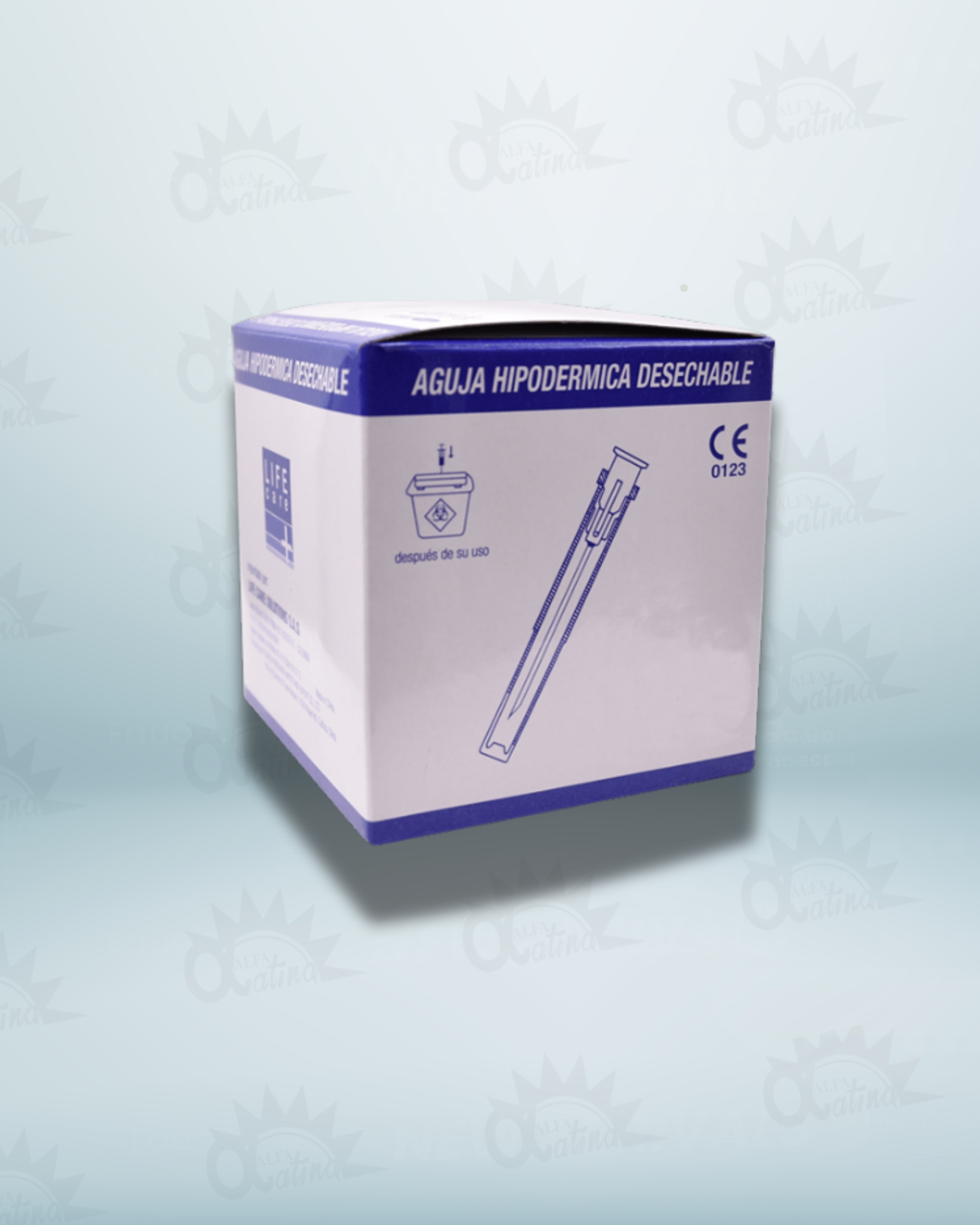 AGUJA HIPODERMICA 18G X 1. CAJA X 100 UND