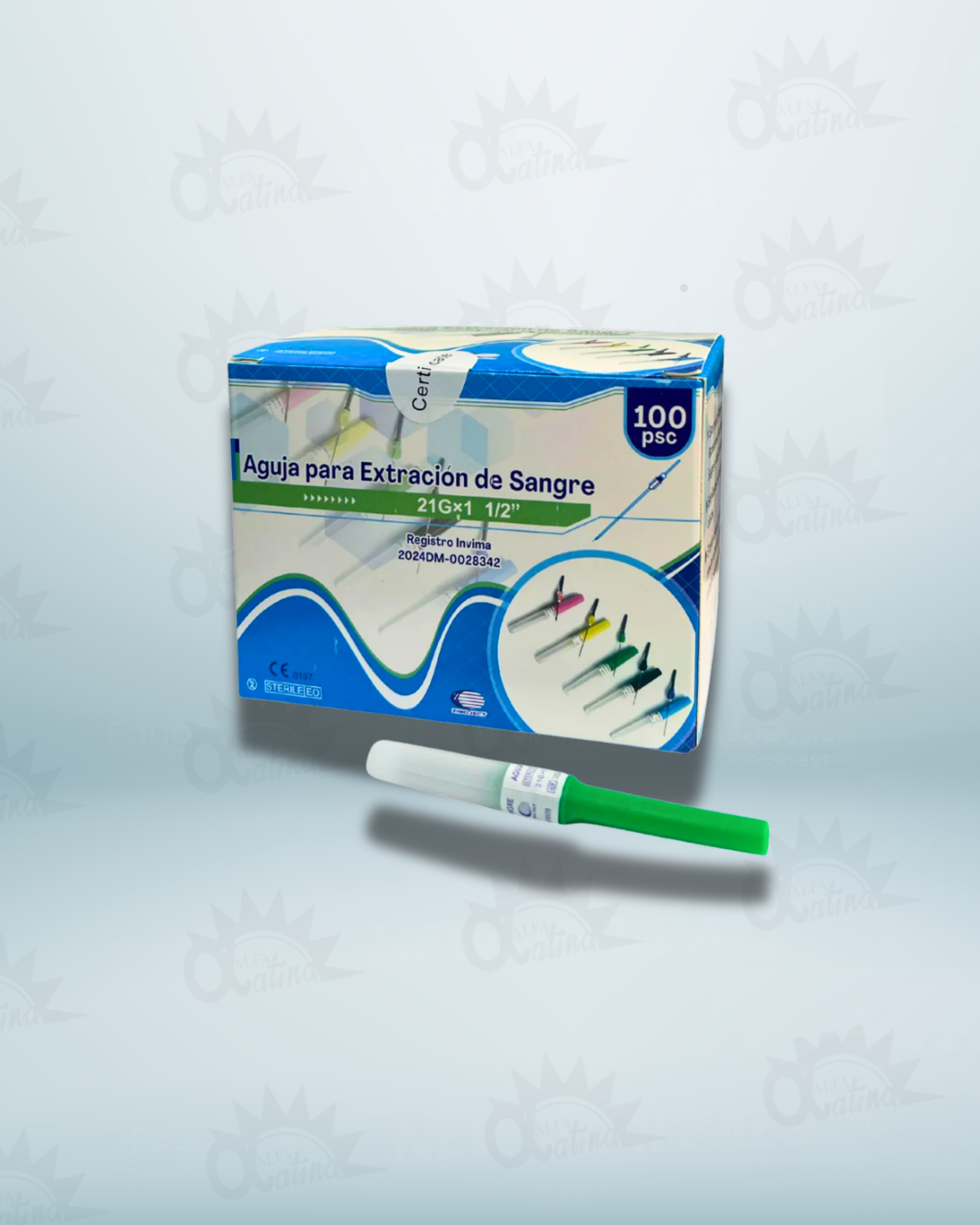 AGUJA MULTIPLE VACUTAINER 21 X 1 1/2