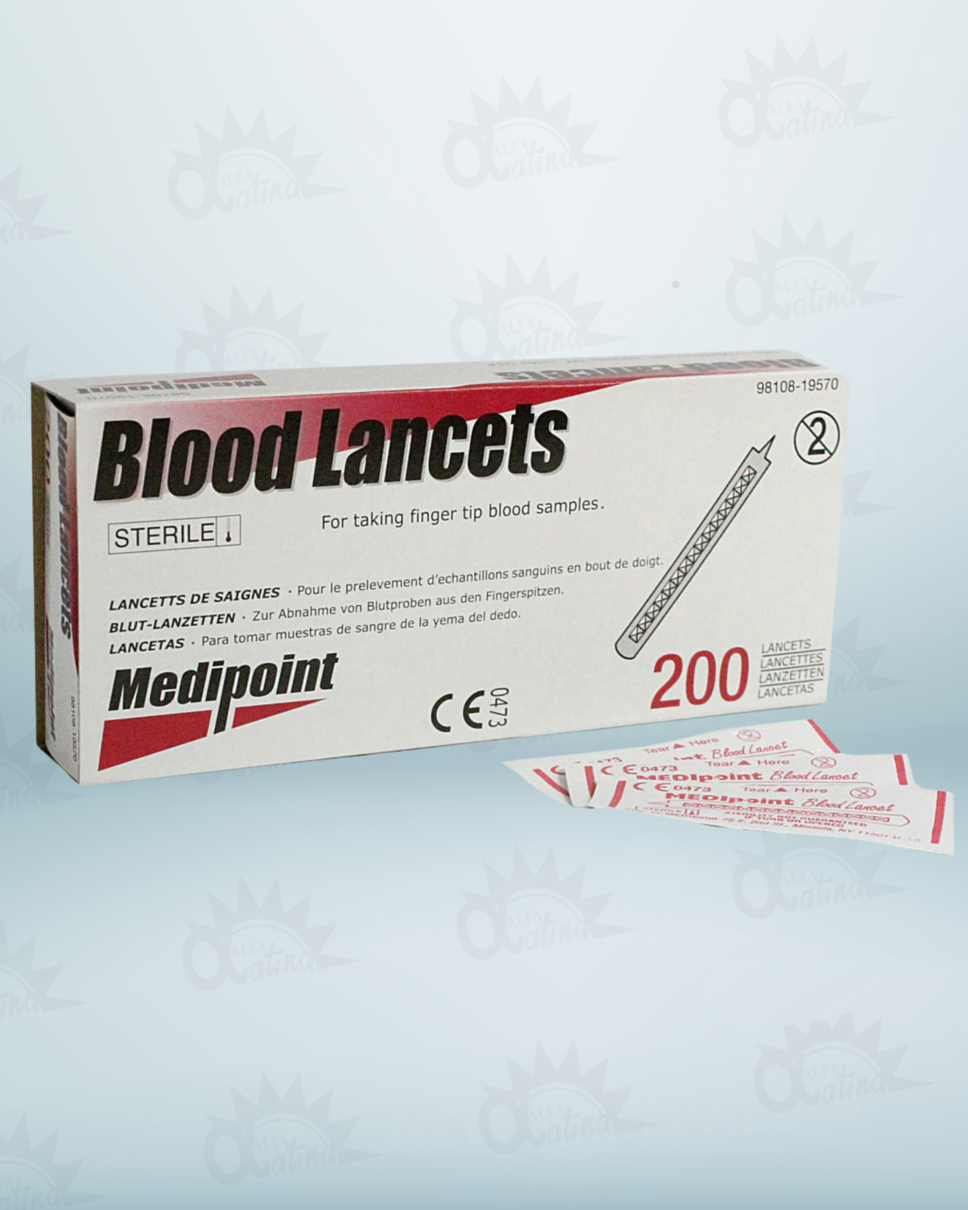 LANCETAS PARA MUESTRA