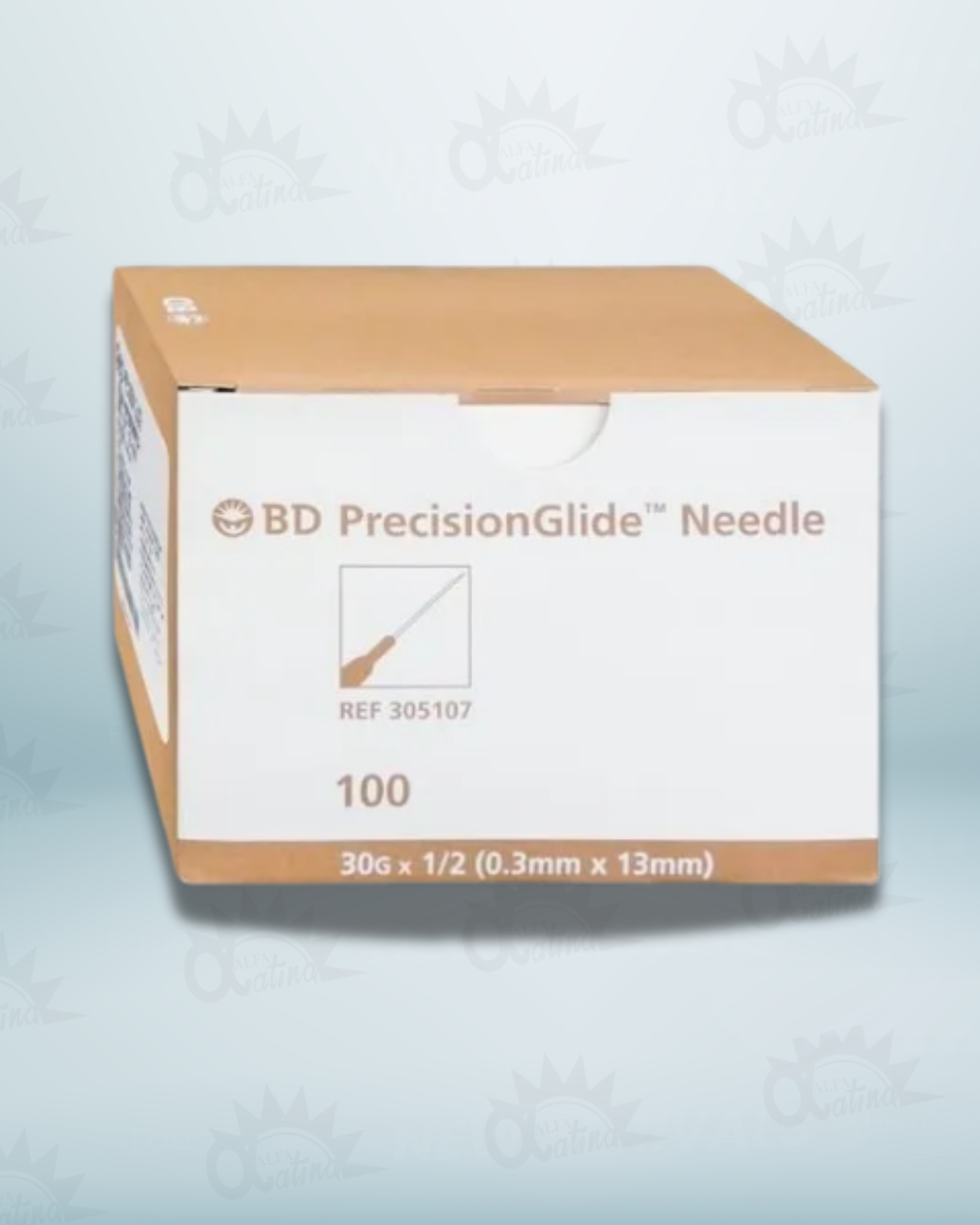 AGUJA HIPODERMICA 30 X 1/2. CAJA X 100 UND