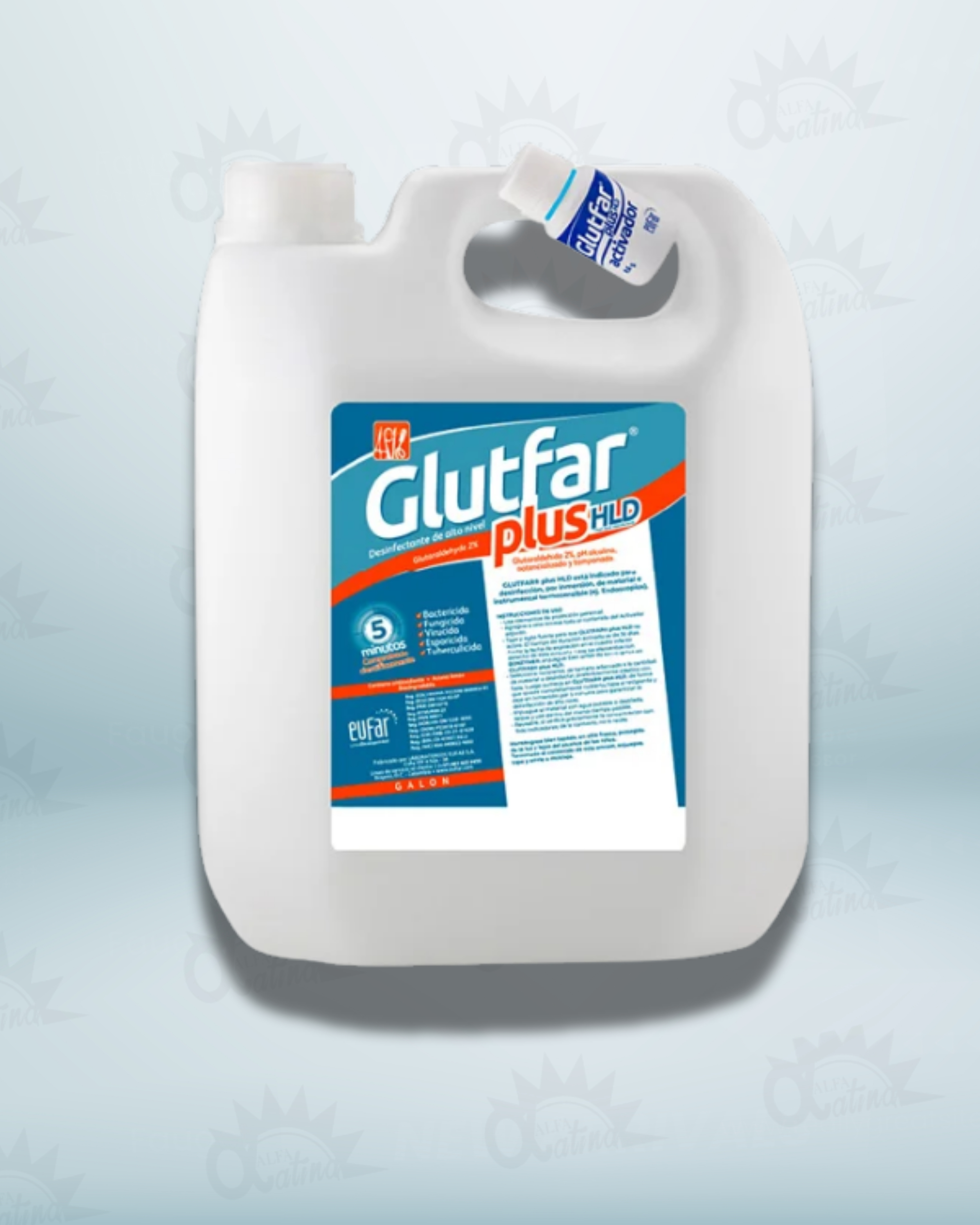 GLUTARALDEHIDO AL 2%. GLUTFAR PLUS (GALON)