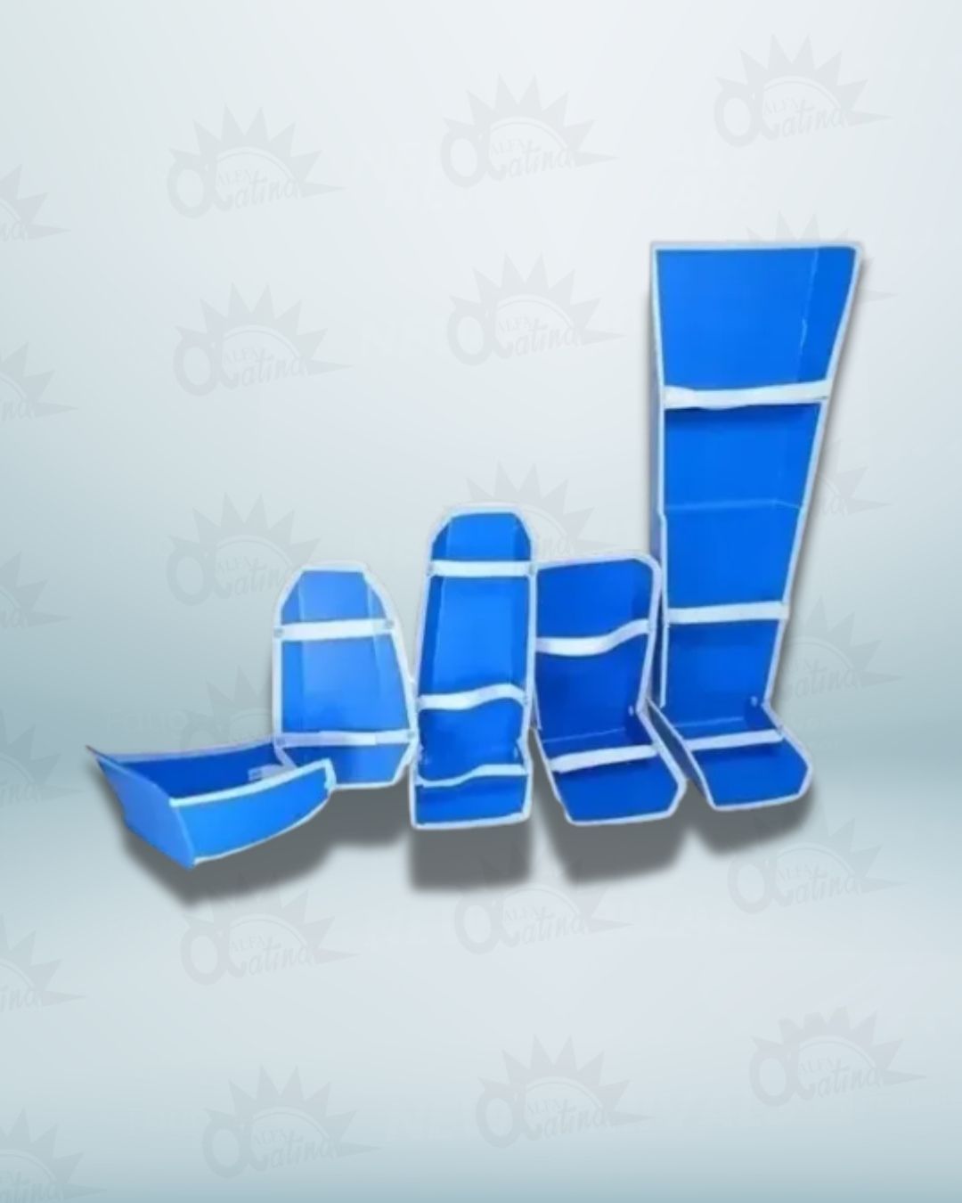 KIT INMOVILIZADOR DE CARTON PLASTICO 5 PIEZAS PEDIAT