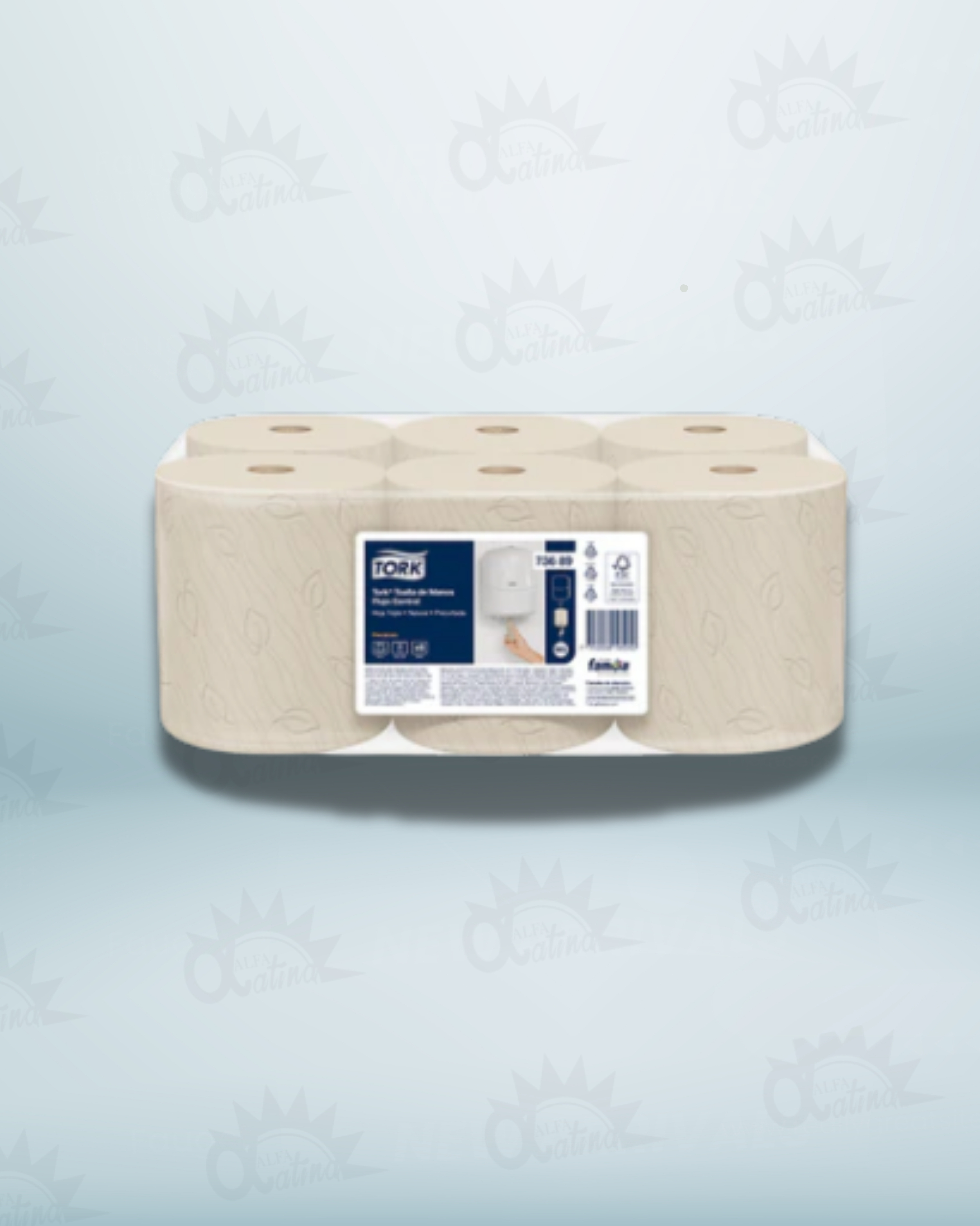 TOALLA EN ROLLO REF73689. PAQ X 6 UND