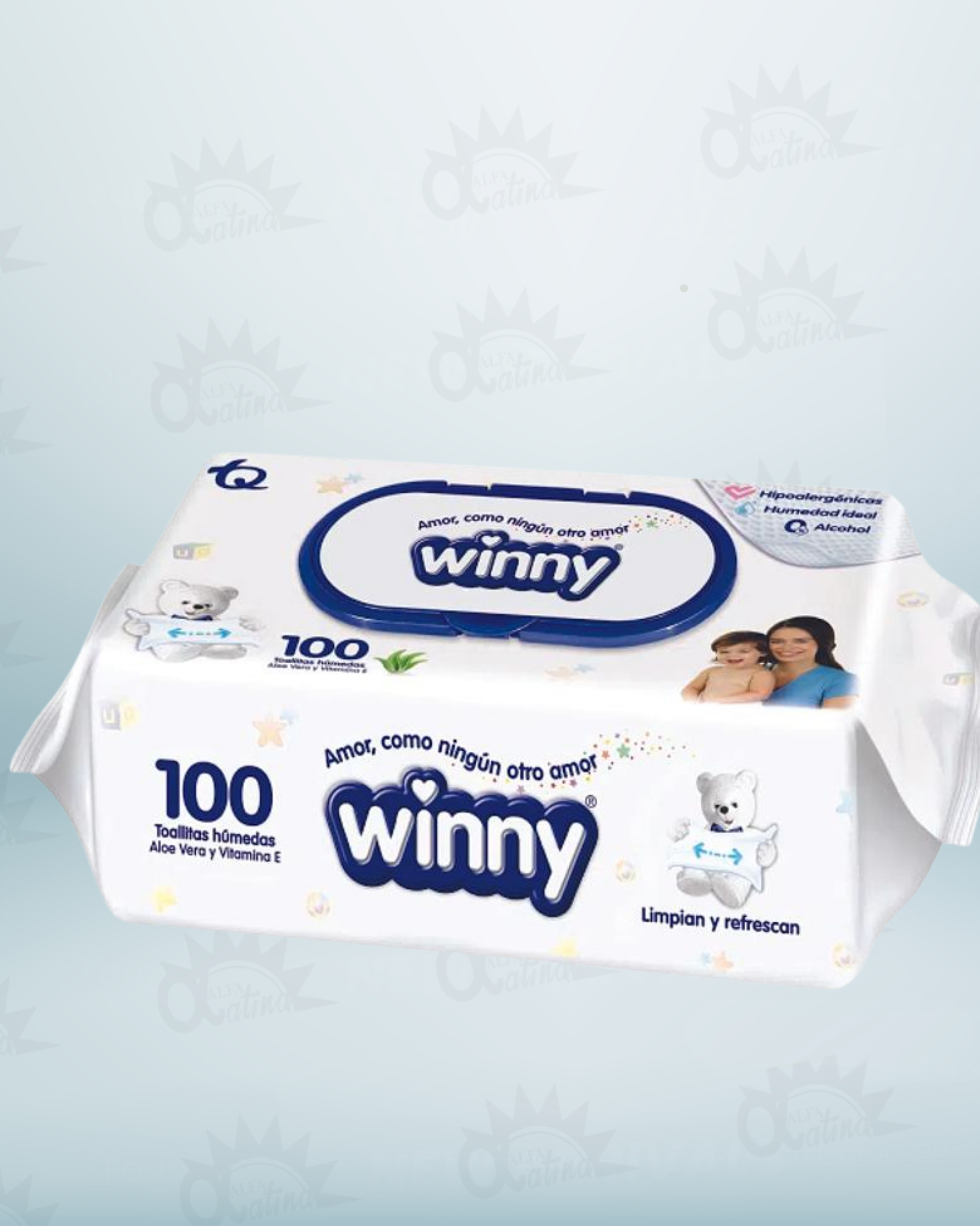 PAÑITOS HUMEDOS X 100 UND