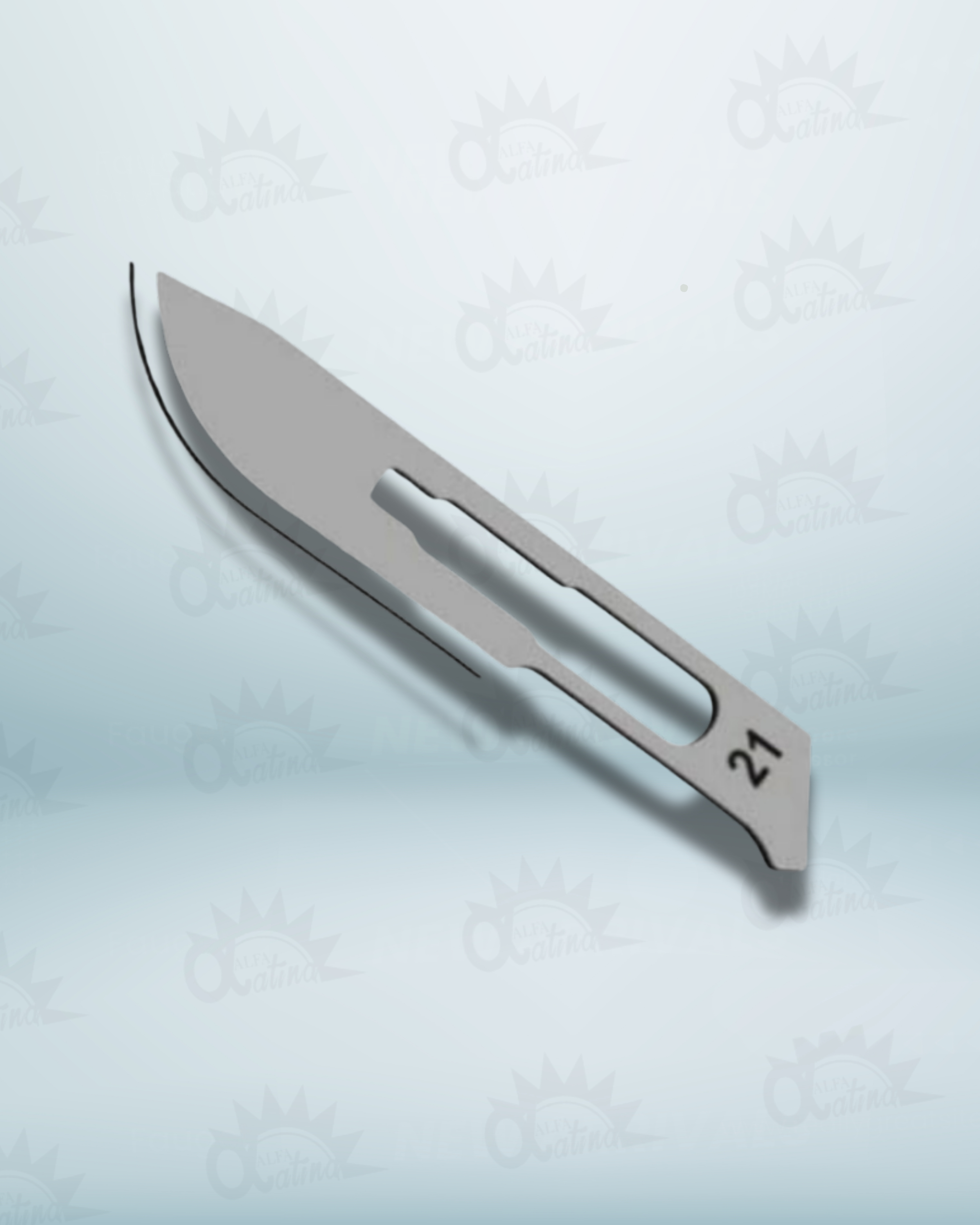 CUCHILLA BISTURI 21. CAJA X 100 UND