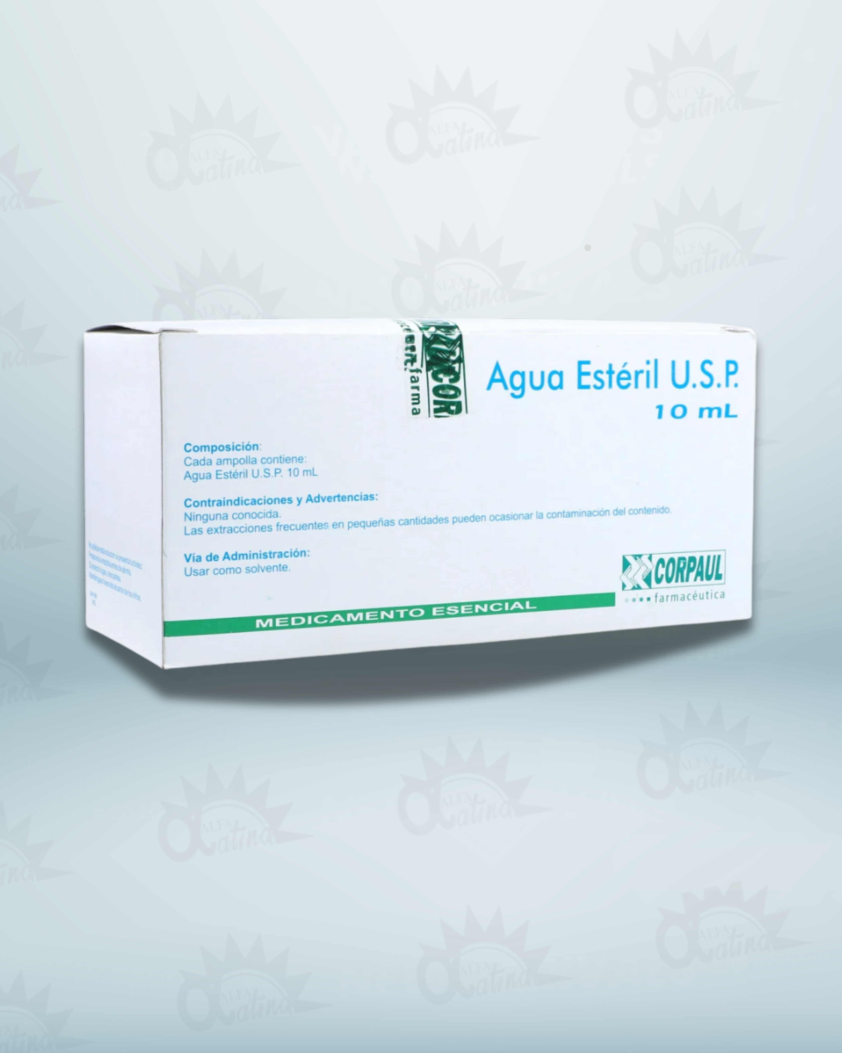 AGUA ESTERIL 10 ML AMPOLLA
