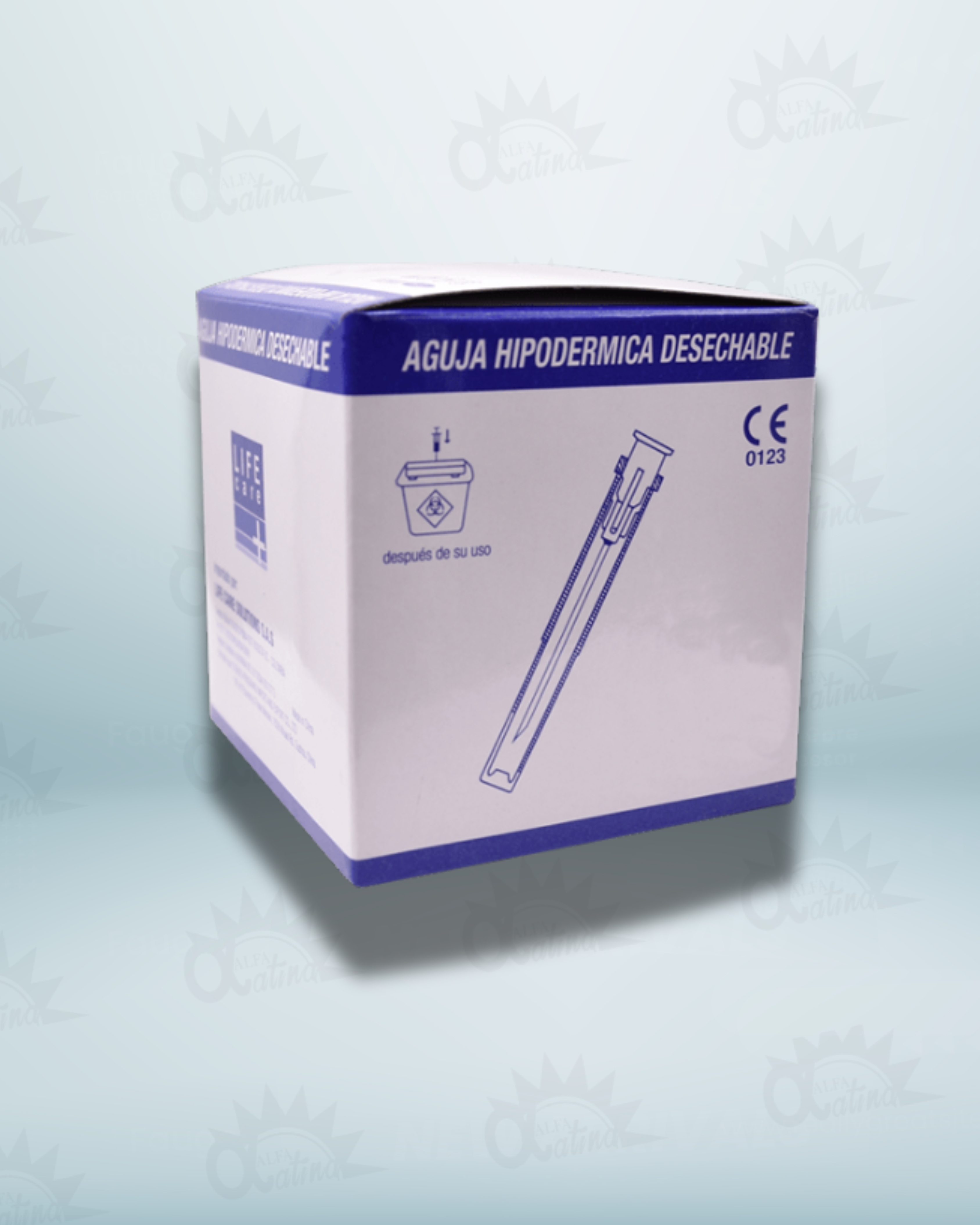 AGUJA HIPODERMICA 26G X 1. CAJA X 100 UND