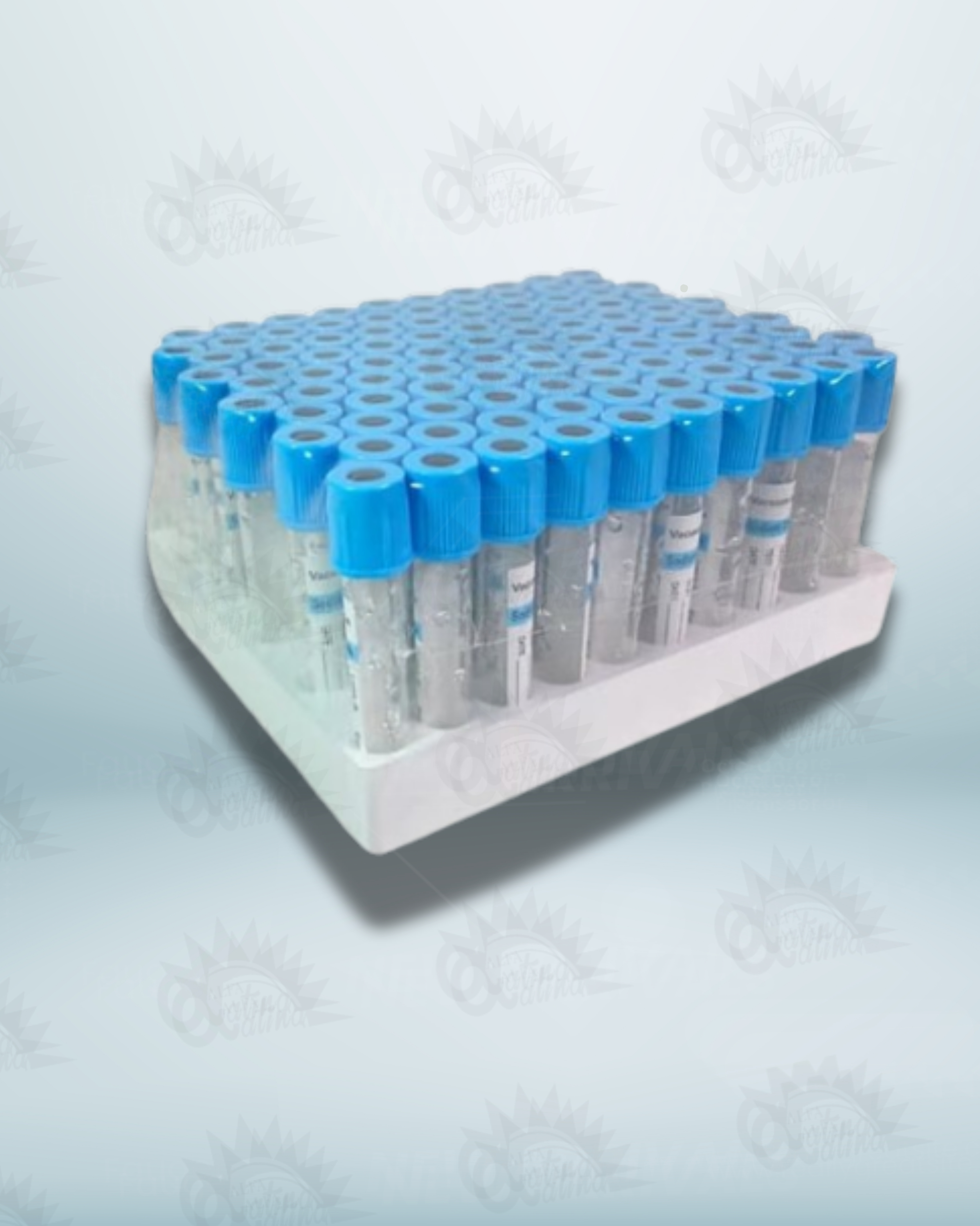 TUBO VACUTAINER AZUL 4.5ML. 13X75 M GRADILLA X 100