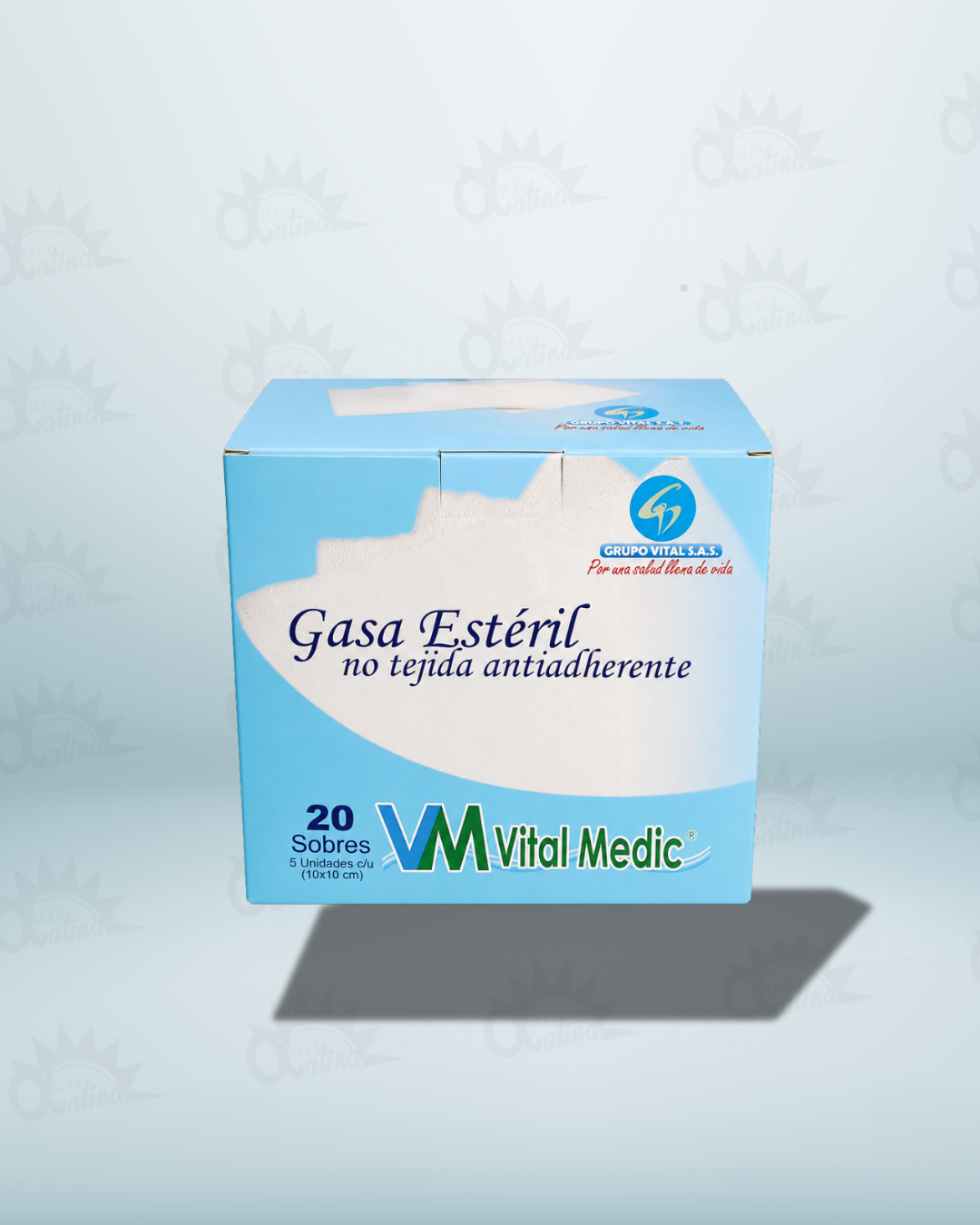 GASA ESTERIL 10 X 10  PAQ X 5 UND CAJA X 20