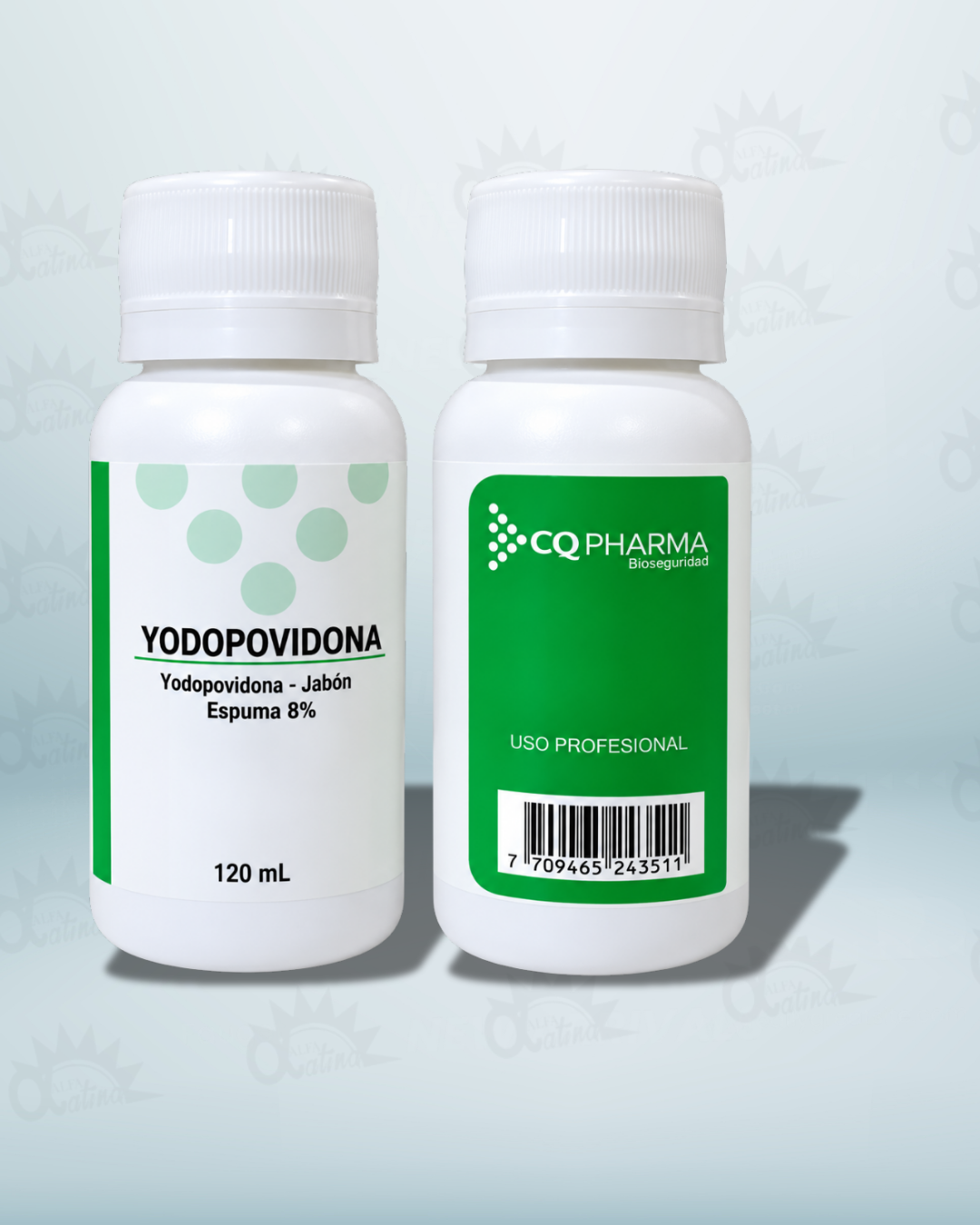 JABON YODADO AL 8% . FRASCO X 120 ML